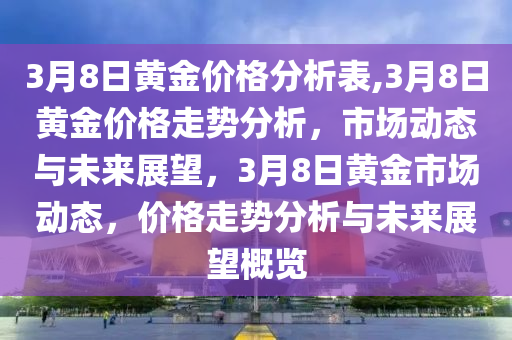 3月8日黄金价格分析表,3月8日黄金价格走势分析，市场动态与未来展望，3月8日黄金市场动态，价格走势分析与未来展望概览