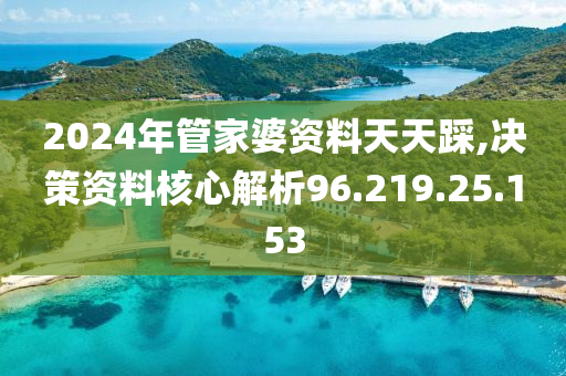 2024年管家婆资料天天踩,决策资料核心解析96.219.25.153